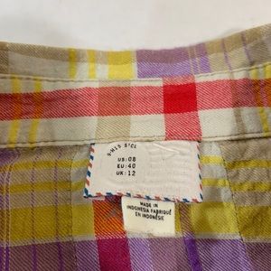 Anthropologie Tops - Anthropologie Postmark Plaid Fall Button Shirt 8 Anthropologie Tops - Anthropologie Postmark Plaid Fall Button Shirt 8